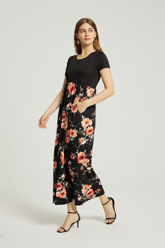 Summer Floral Maxi Dress