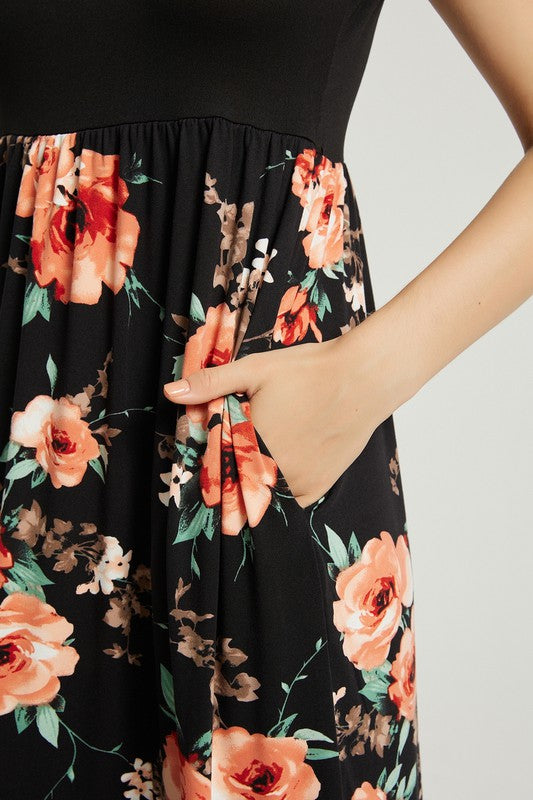 Summer Floral Maxi Dress