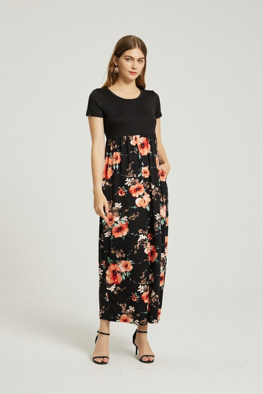 Summer Floral Maxi Dress
