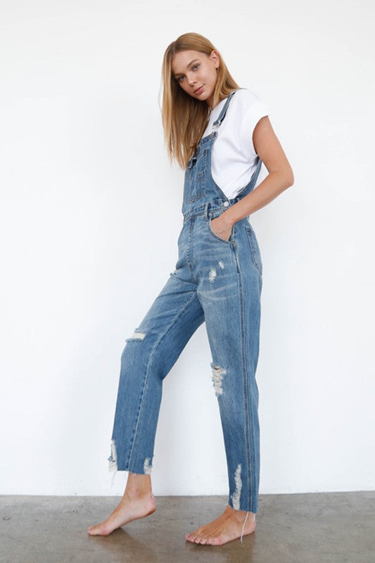 Slim Straight Overalls