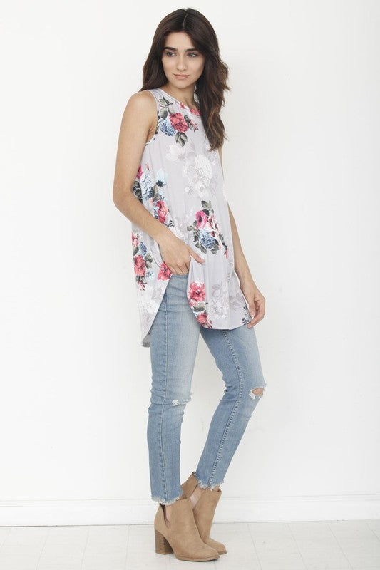 Floral tunic