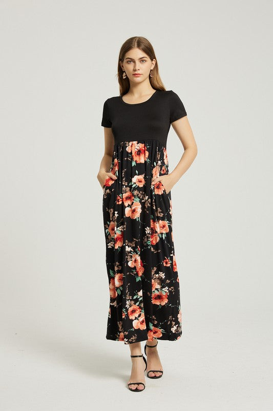 Summer Floral Maxi Dress