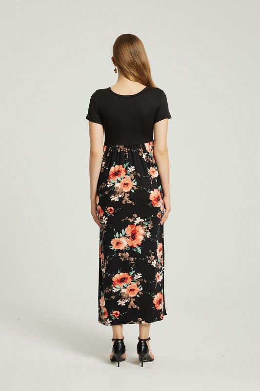 Summer Floral Maxi Dress