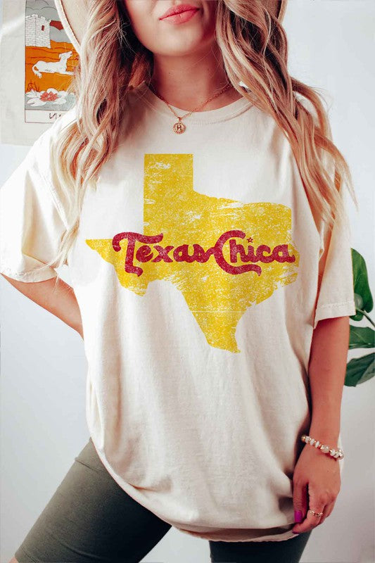 TEXAS CHICA GRAPHIC PLUS SIZE TEE / T-SHIRT